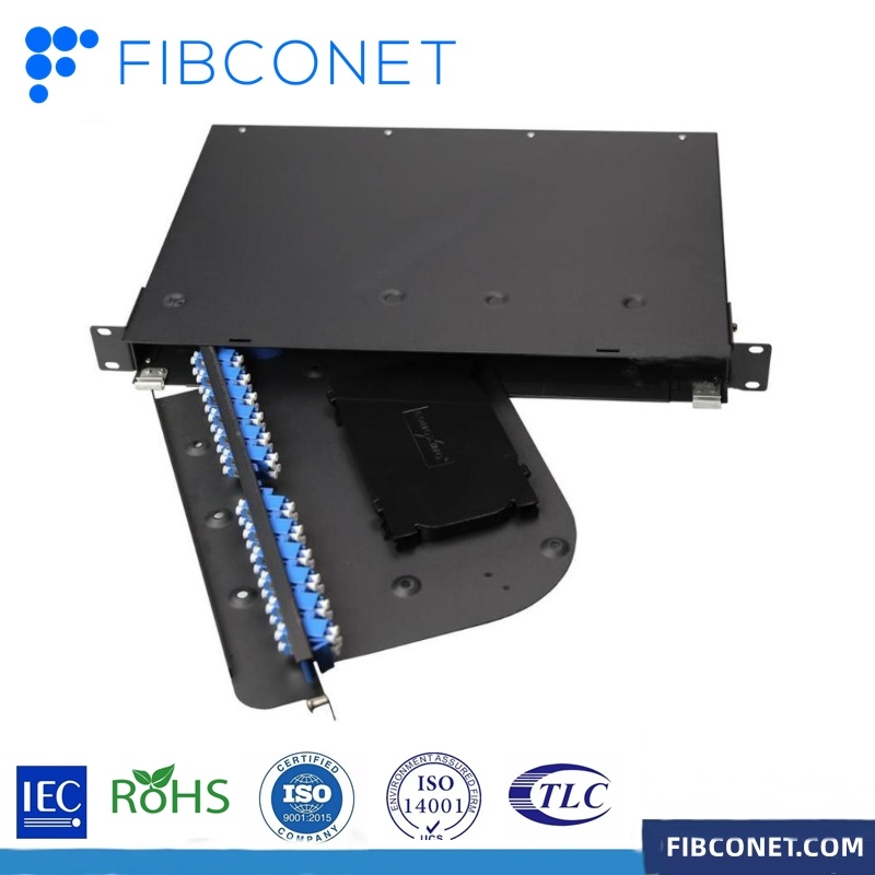 1u 2u Sc FC Patch Panel Fiber Optic Distribution Frame ODF for Optical Fiber Network