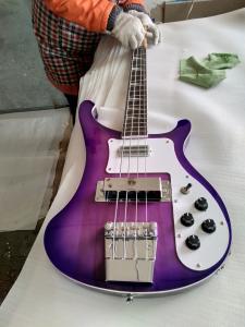 Quality Quality Rick 4003 model Ricken 4 strings Electric Bass guitar in blue color Chrome hardware optional free shipping wholesale
