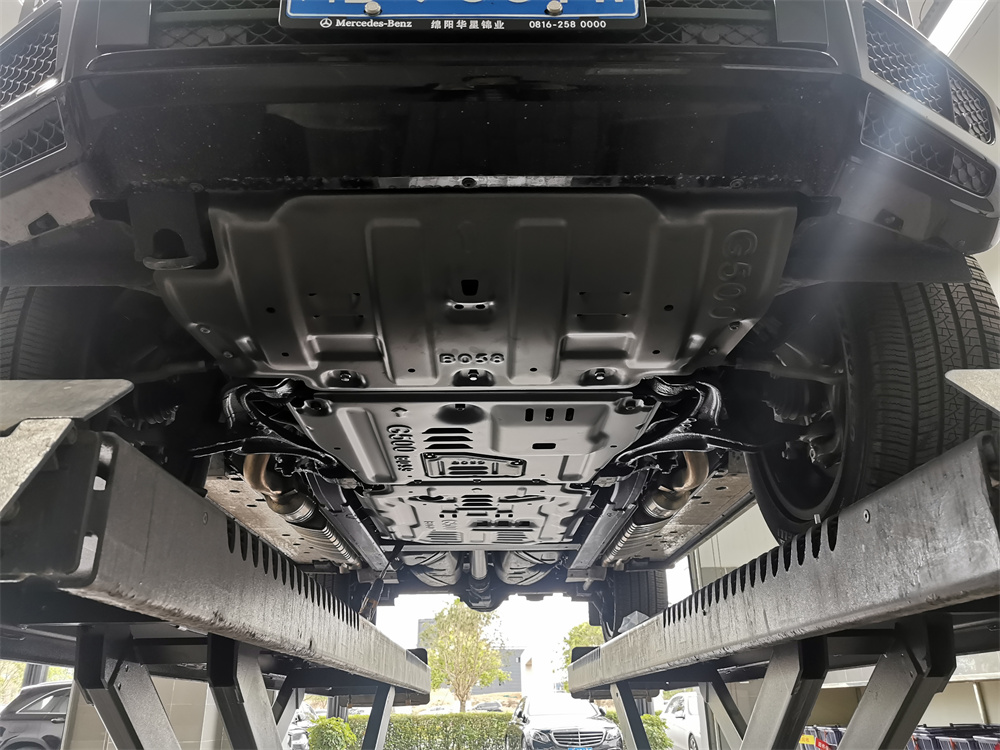 Powder Coating Aluminum Alloy Engine Guard Skid Plate for Mercedes-Benz G500 Underbody Protection