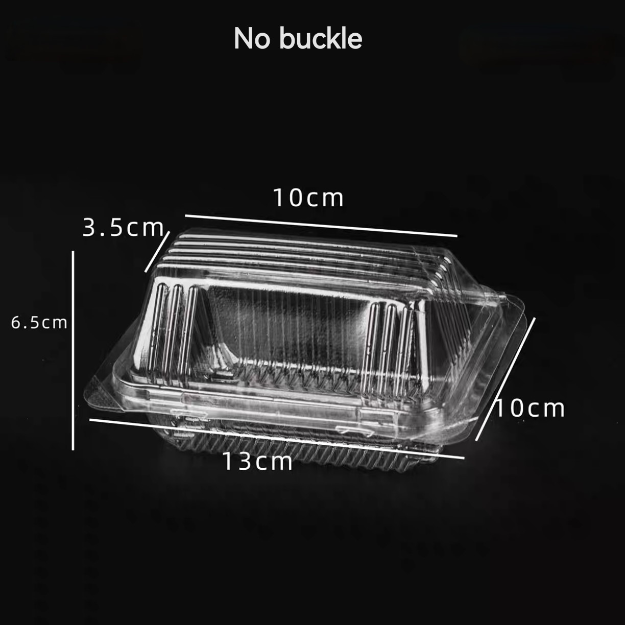 Disposable Plastic Baking Transparent Packaging Box Blister Cake Bread Fruits And Vegetables Roof Box