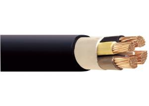 Quality 95mm2 4 Core Cable XLPE / PVC Armoured Copper Conductor LV Multi Core Swa Cable wholesale