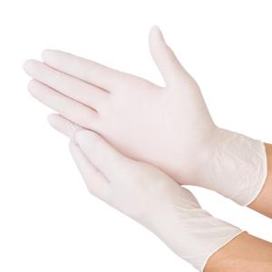 Quality ISO13485 Safety Disposable Latex Examination Gloves wholesale