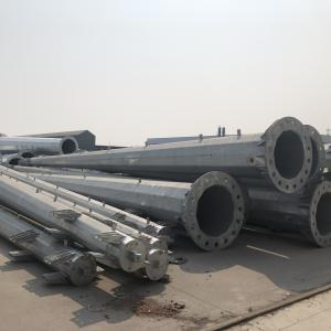 Quality Customized Length Tubular Steel Pole Variable Powder Coating Highly Durable wholesale