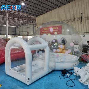 Quality transparent inflatable bounce bubble house fun dome bubble house with balloon wholesale