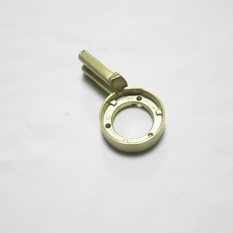 ISO9001 Rustproof Aluminum Die Casting Parts Plating Golden Surface