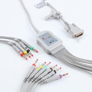 Quality Portable Durable ECG EKG Cable , Multipurpose Patient Monitor Cable wholesale