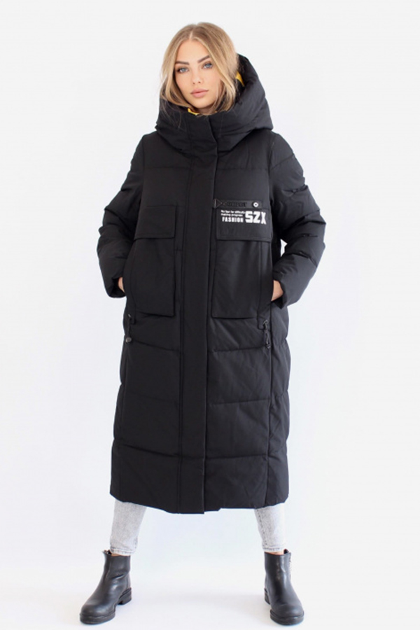 FODARLLOY Women Winter Hooded New Pure Colo Thick Warm Waterproof Jacket Female Hoodies Cotton Padded
