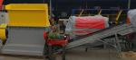 Wooden pallets crusher machine, nailing pallet crusher, waste wood pallet