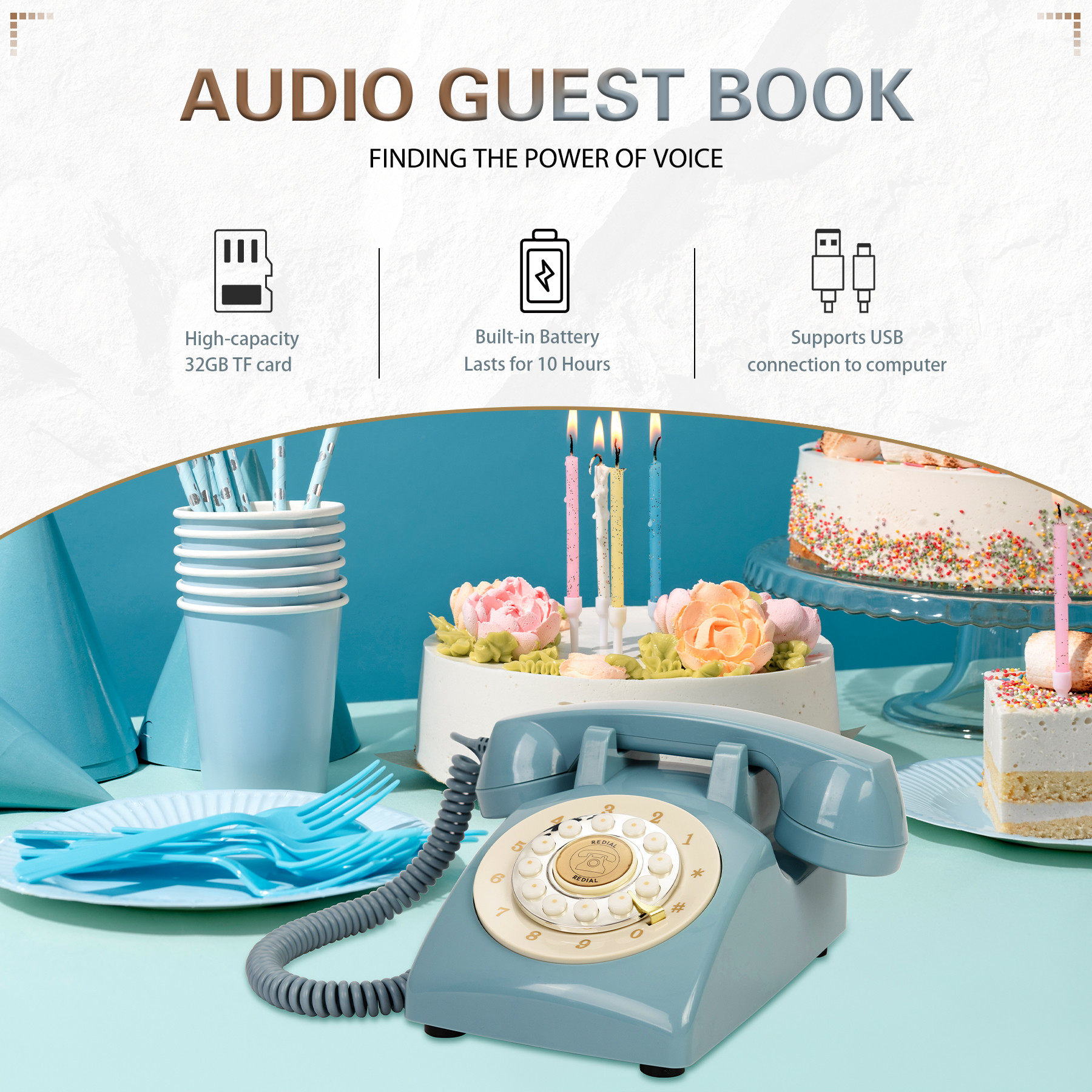 Audio Guest Book Wedding Phone Perfect For Your Big Day