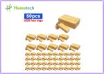 Custom Logo Bamboo Wooden USB Flash Drive 32GB 4GB 8GB 16GB For Smart Device