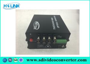 Quality 4ch AHD Over Fiber Optic,4 ch AHD +1 ch RS485(optional) ,fiber optic to coaxial converter wholesale