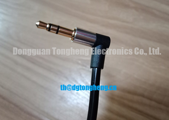 90 Degree Angle DC Jack Connector Spiral Power Cord