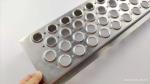 Raised Round Hole Roof Safety Walkway Steel Grating Industrial