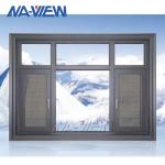 Aluminum Frames Sound Proof Casement Window Cheap Price Design