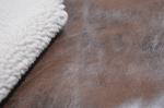 520gsm Fur Solid Sherpa Solid Pu 100%P Bonded Fleece Fabric