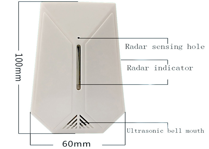 Drop - Shaped Ultrasonic Ant Repeller , Electric Plug In Insect Killer Durable