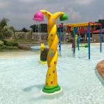 Flower Spray Shower Fiberglass Water Park Equipment