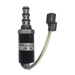 Quality KDRDE5K-20 30C12A-101 Hydraulic Lock Solenoid Valve SK200-5 40C07-109 SKX5P-17-208 wholesale