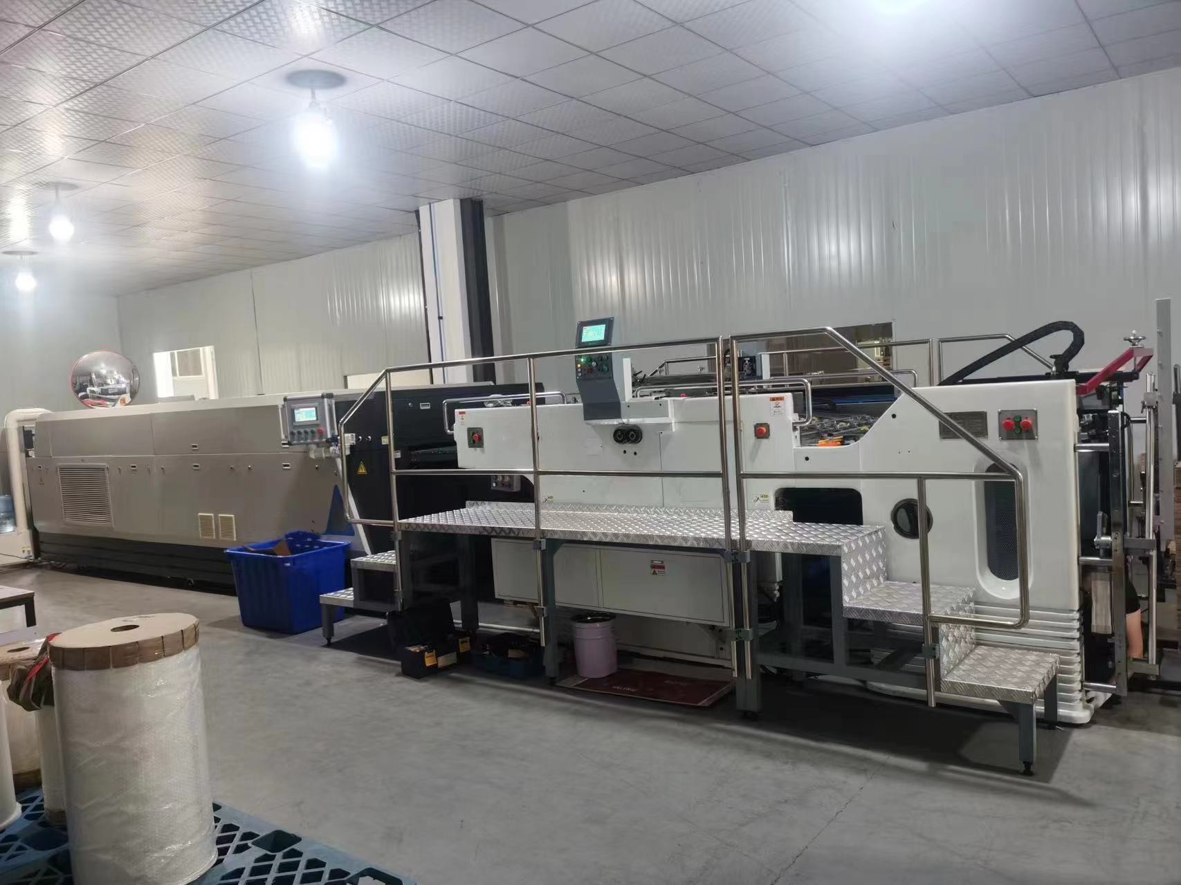 900mm Max Pile Height Flexo Printing Machine For Advertising Company
