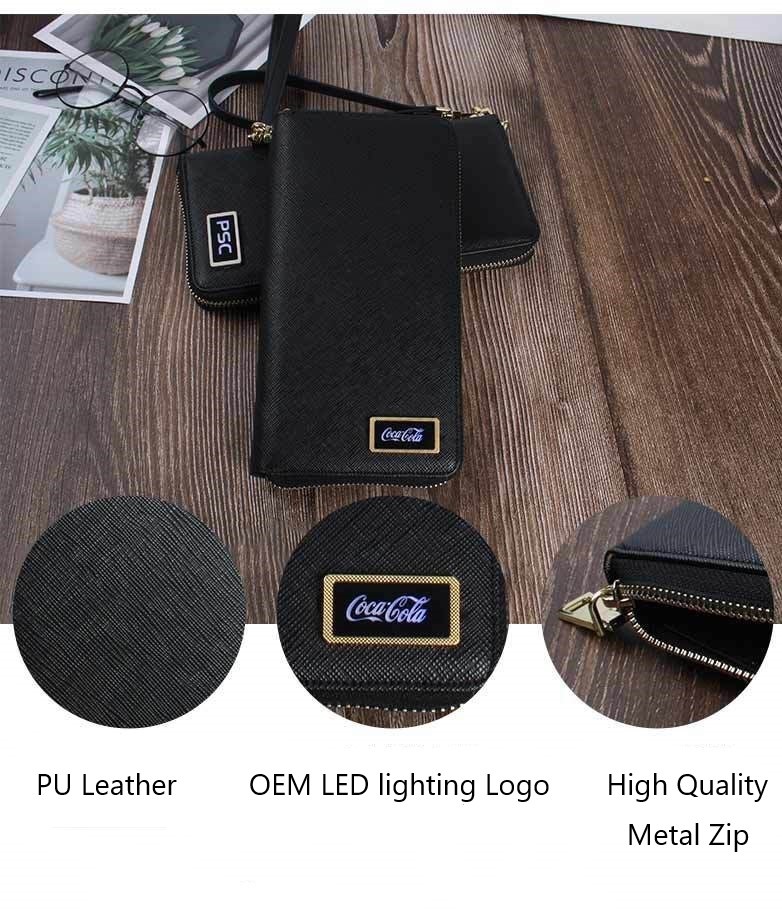 Zipper Closure 5V2A 6000mAh Wallet Power Bank MSDS