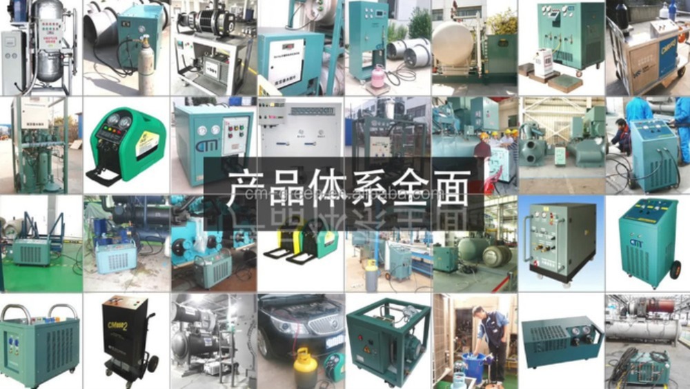 1HP Refrigerant Gas Recovery Recharge Machine R32 R290 Explosion Proof Recovery Unit ATEX Recovery Pump