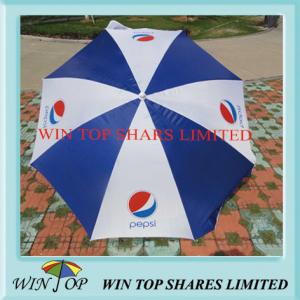 Quality 40&quot; Fashion Promotional Blue Beach Umbrella wholesale