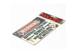 Removable Synthetic Magnetic Car Signs Fridge Magnet Car Bumper Sticker Water