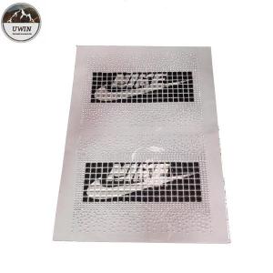 Quality Brand Logo White Rhinestone Applique Patches With Iron / Sew On Backing wholesale