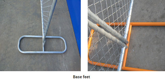 Outdoor Temporary Construction Fence Panels 6M Length PVC Coated