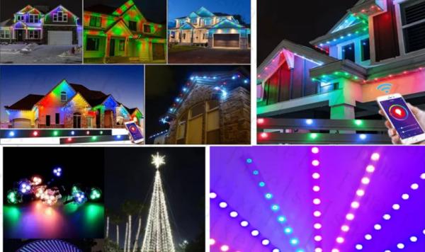 Cheap 2904 RGBW Led Point Light IP67 Outdoor Waterproof 1903 RGB LED Light String for sale