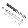 Buy cheap 1 Flute Solid Tungsten Carbide End Mills Square For Graphite from wholesalers