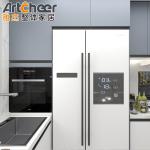 Small Kitchen Apartment Melamine Kitchen Cabinet Door with Contemporary Design