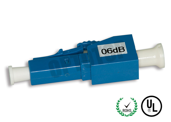 ROHS Listed 1310 / 1550 nm Fiber Optic Attenuator For Receiver Padding 1dB - 30dB