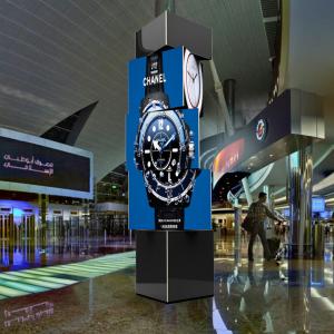 Quality 3d display board advertising spinning led billboard prices wholesale