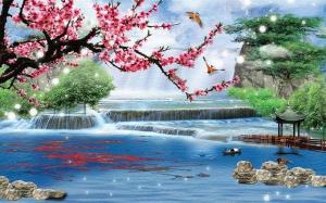 Quality Digital Printable Wallpaper Roll Non - Woven Fireproof Waterproof Anti - Static wholesale