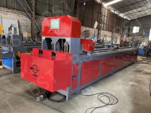 Quality FDA Hydraulic Tube Punching Machine For 3mm Zinc Steel Galvanized Pipe wholesale
