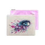 Double-Sided Printing Colorful Glittery Sublimation Cosmetic Bag DIY Personalize