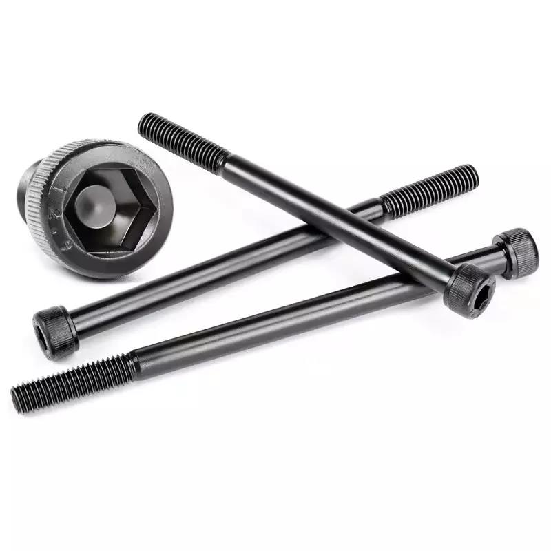 GB ROUND Head Metric Black Hex Allen Key Bolts DIN 912 Screw Full Thread Socket Bolt Screws Carbon Steel 8.8/ 10.9/ 12.9