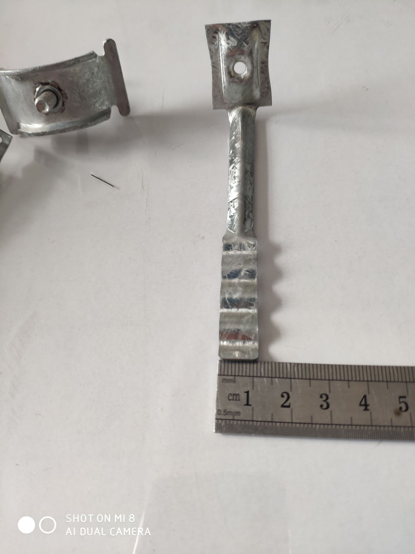 Wall Brick Tie in Galvanized Steel Material for Cutting Process in Structural Design