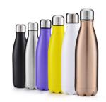 Virson Customized Drinkware Cola Double Wall Stainless Steel Insulated Water Bo