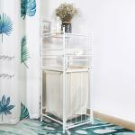 Detachable W35.5cm Steel Laundry Basket for Bathroom