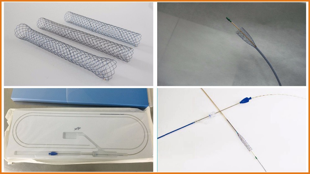 Medical Nitinol Alloy 120mm Biliary Stent Dilate Esophagus