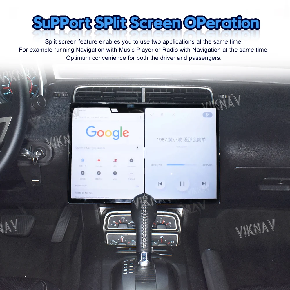 15 Inch Touch Screen Android Car Radio Replacement for Chevrolet Camaro 2010 - 2015 Car Stereo Upgrade Carplay