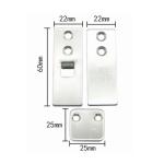 CE Metal Automatic Door Bottom Seals 32-14*34mm Aluminium Weather Strips
