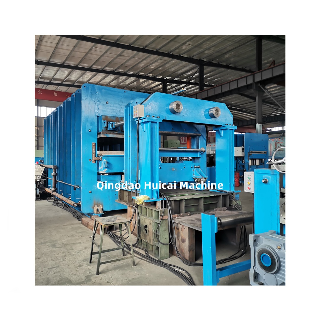 Consistent Conveyor Belt Vulcanization with 45kW Rubber Sheeting Vulcanizing Press