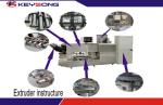Fried Bugles Snack Food Processing Equipment , Snack Food Extruder Machine