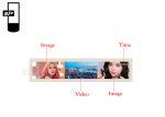 24 Inch Strip Wide Stretched LCD Display For Chain Store