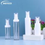 Luxury Frosted Cosmetic Bottles 50ml Clear White Plastic Spray Bottle For Hair