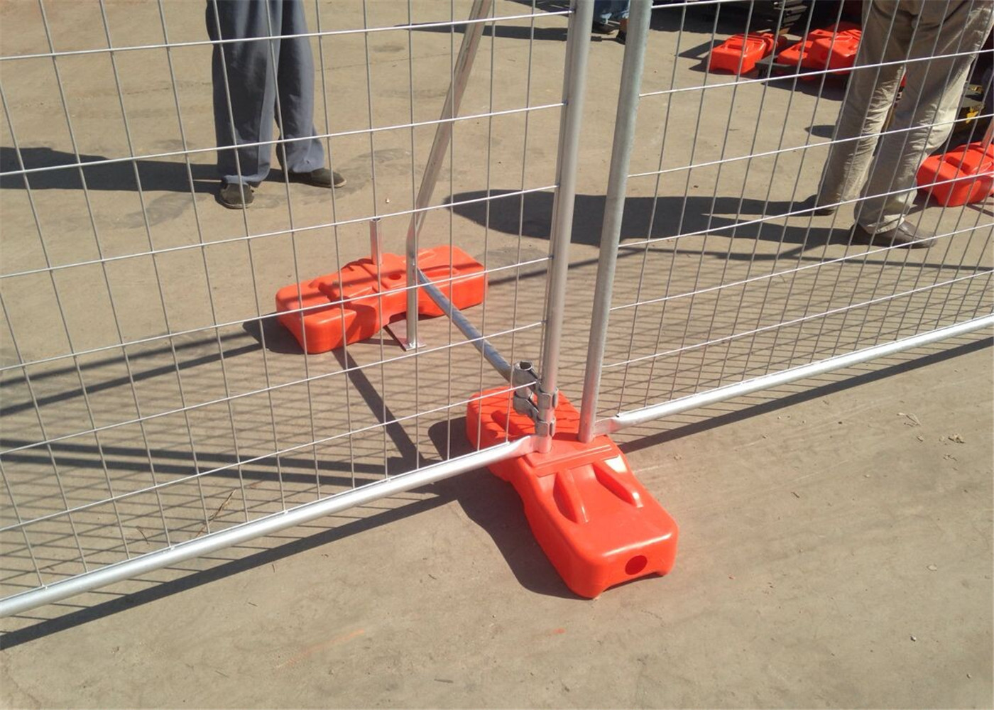 Residential Free Standing Temporary Fence For Construction Weather Resistance