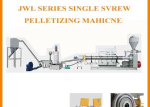 Quality Single Screw Jwell Plastic Pelletizing Recycling Machine wholesale